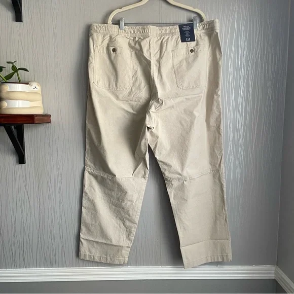 Gap Pants Men’s size XXL Easy Ripstop Beige - Picture 10 of 13